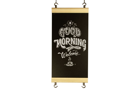Hook Krijtbord Dubbel met extra haken